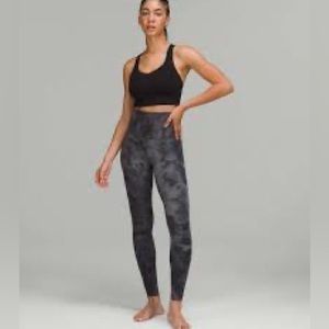 Lululemon Align 28” Diamond Dye Pitch Gray (size 4) - Like New
